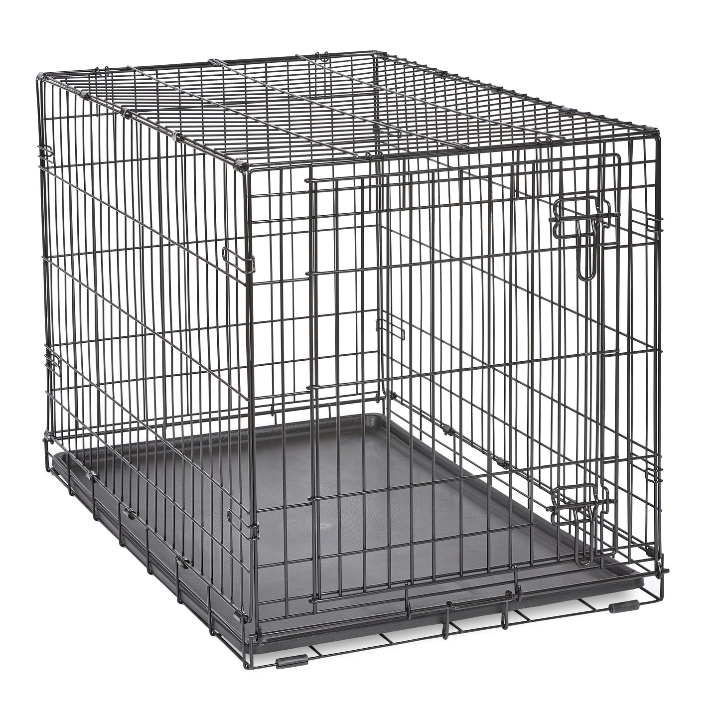 Foldable 36" Wire Crate for Dogs with Divider and Leak-Proof Tray