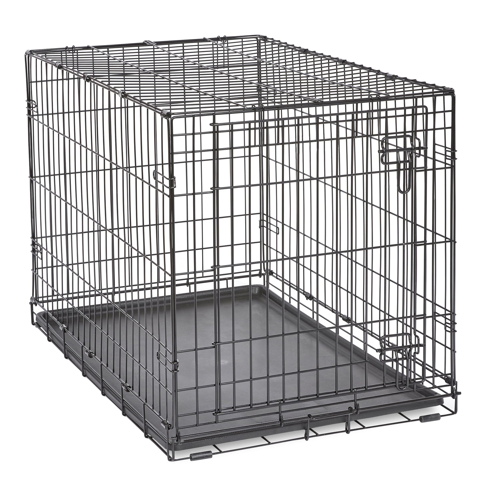 Foldable 36" Wire Crate for Dogs with Divider and Leak-Proof Tray